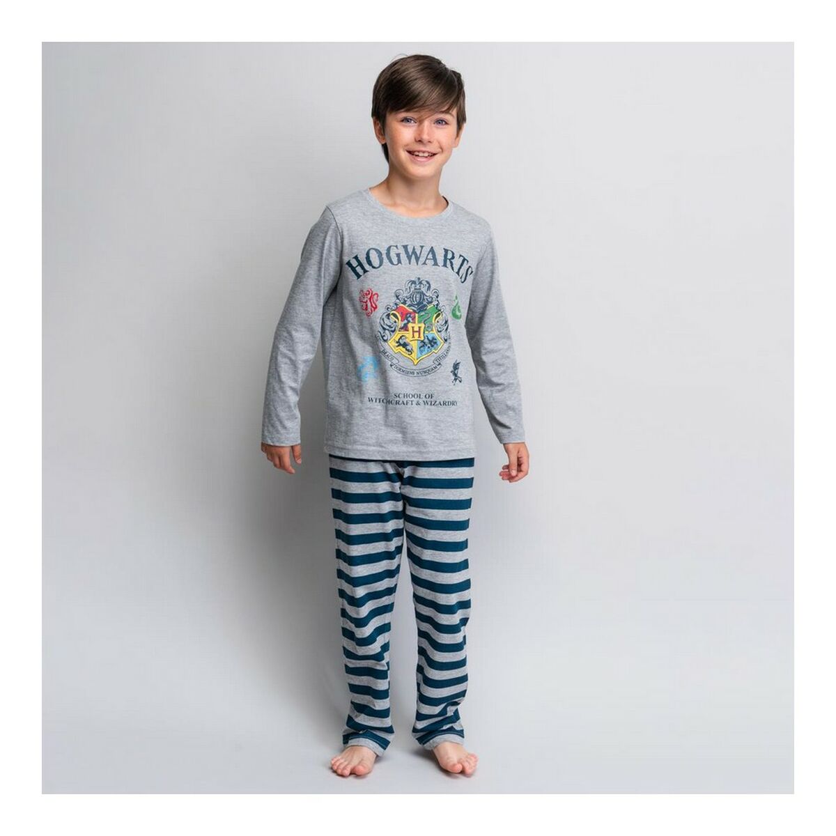 Pyjamas Barn Harry Potter Grå
